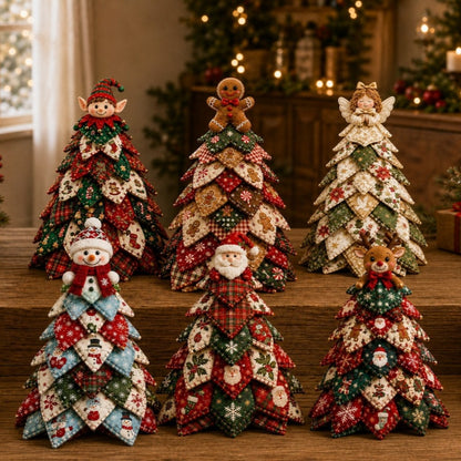 🔥 Last Day 50% OFF 🎄 DIY Quilted Christmas Tree Kit 🧵 Easy Holiday Decor