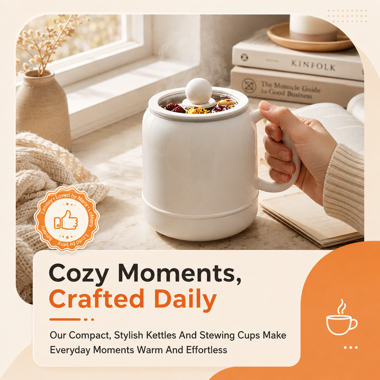 2-in-1 Portable Electric Cooker – Compact Mini Cooking Pot for Fast, Easy Meals