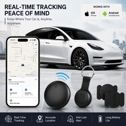 📱🚗Smart GPS Tracker With Magnetic Case – Real-Time Vehicle Tracking For iPhone & Android