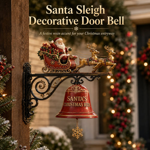 🎅🔔 Santa’s Sleigh Bells 🎄 Charming Christmas Decoration