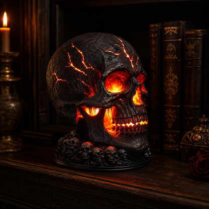 Last Day 45% OFF & Free Shipping🔥🔥Molten Skull Lava Lamp💀