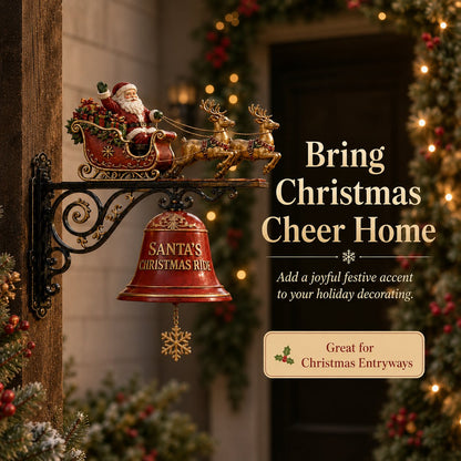 🎅🔔 Santa’s Sleigh Bells 🎄 Charming Christmas Decoration