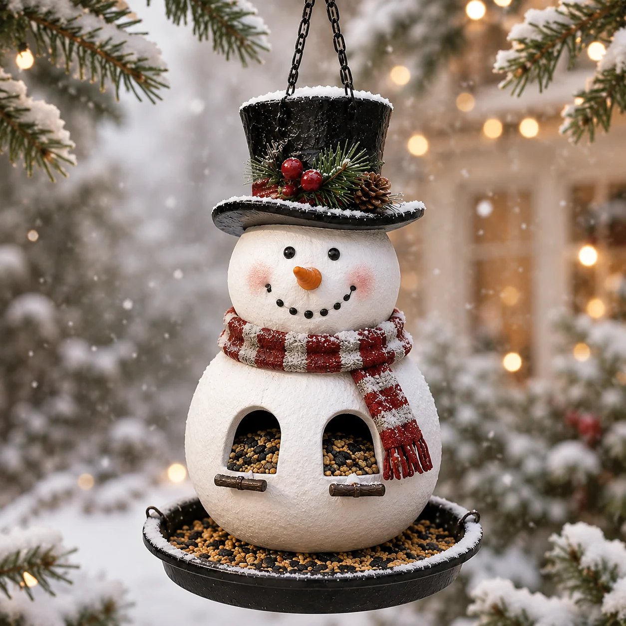 🐦Christmas Themed Bird Feeder Set | Decorative Hanging Backyard Feeders
