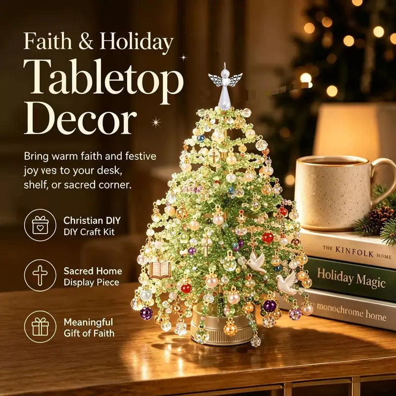 Create Your Own Sparkling Beaded Christmas Tree