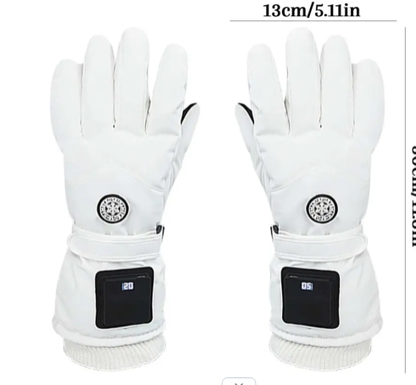 🔥🧤 Rechargeable Heated Gloves – 3 Heat Levels, Touchscreen Winter Gloves