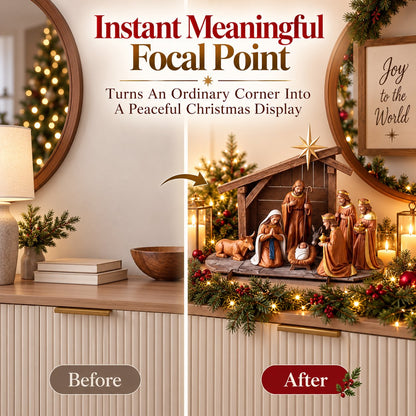 🎁 Christmas Tabletop Keepsake | Warm, Timeless Holiday Decor for Your Home