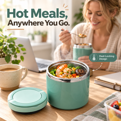 🍲Portable Insulated Stainless Steel Lunch Box