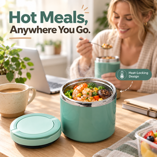 🍲Portable Insulated Stainless Steel Lunch Box