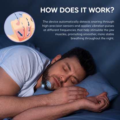 🌃Sleep Without Interruptions🌙 Smart Anti-Snoring Device for Quieter Nights