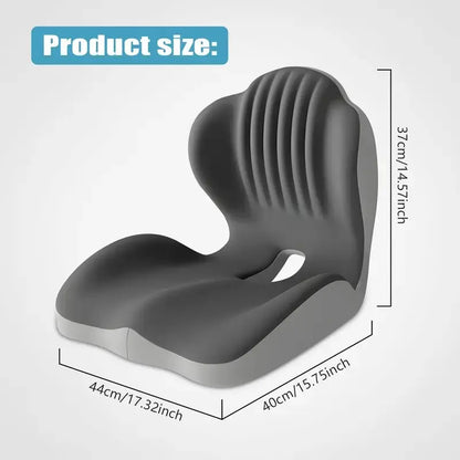 ❤️Sit Longer in Comfort with Ergonomic Memory Foam Back & Seat Support