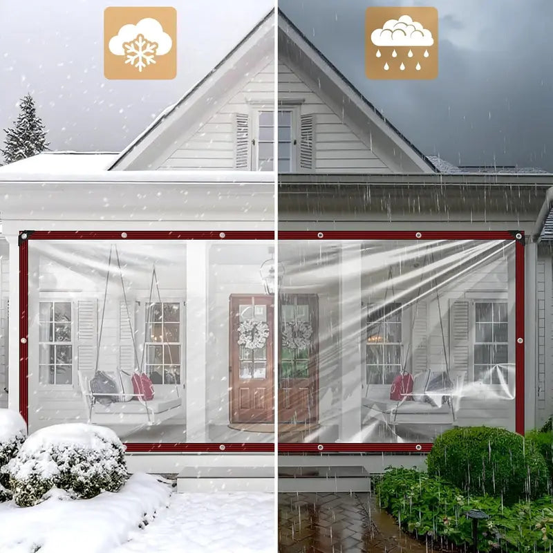 Transparent PE tarpaulin outdoor cover - image 6
