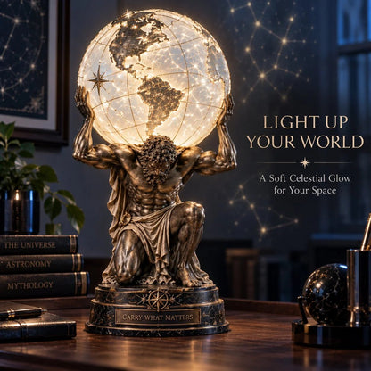 💯🌍 Atlas Illuminated World Sphere Lamp🌌