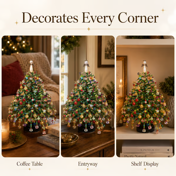 🎄✨ DIY Beaded Christmas Tree Kit – 🎅Create Your Own Sparkling Holiday Decoration(📦Buy 2 Free Shipping)