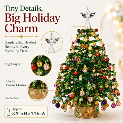 Create Your Own Sparkling Beaded Christmas Tree