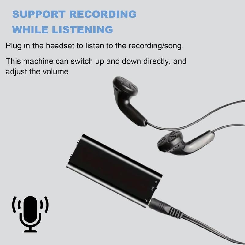 Professional Voice Activated Digital Recorder & MP3 Player