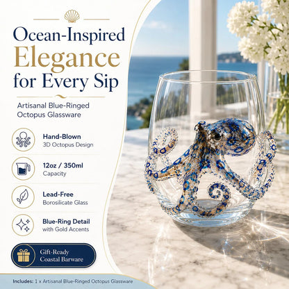 ⏰Sale Ends Today! 3D Hand-Blown Marine Glassware Up To 50% OFF