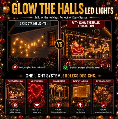 Ahlwocore animated LED mesh curtain product image 10