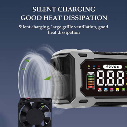 🔌🚗12V/24V Smart Battery Charger, Maintainer & Trickle Charger🔋