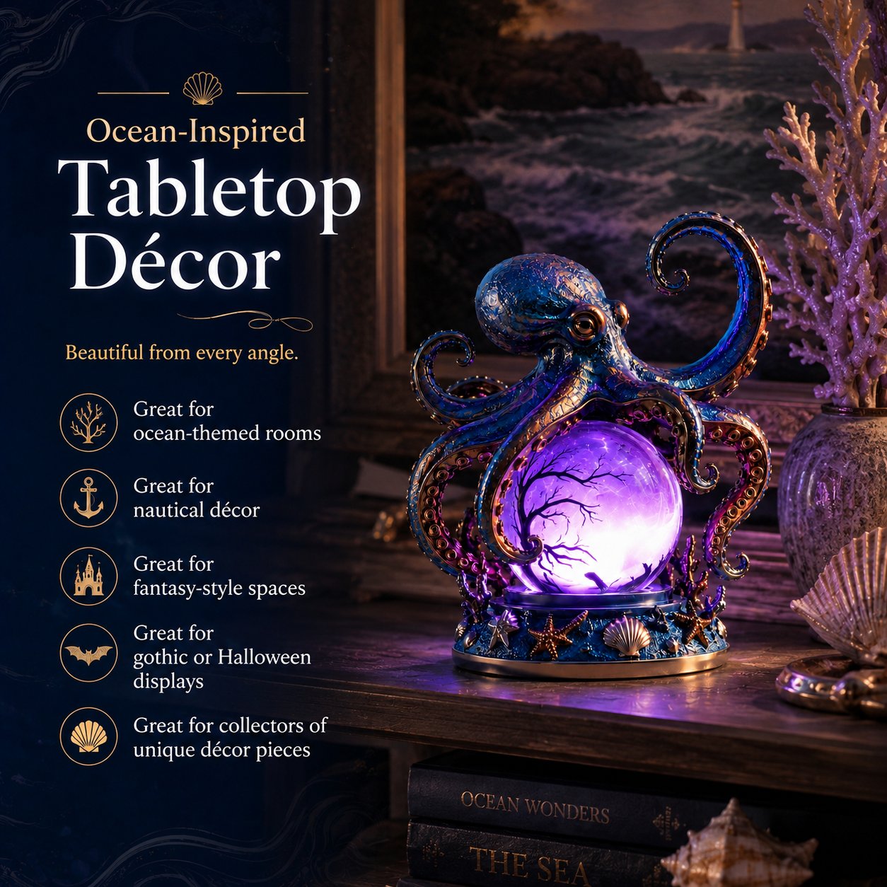 ⏰Final 47% OFF🐙 Deep Sea Octopus Crystal Ball Lamp