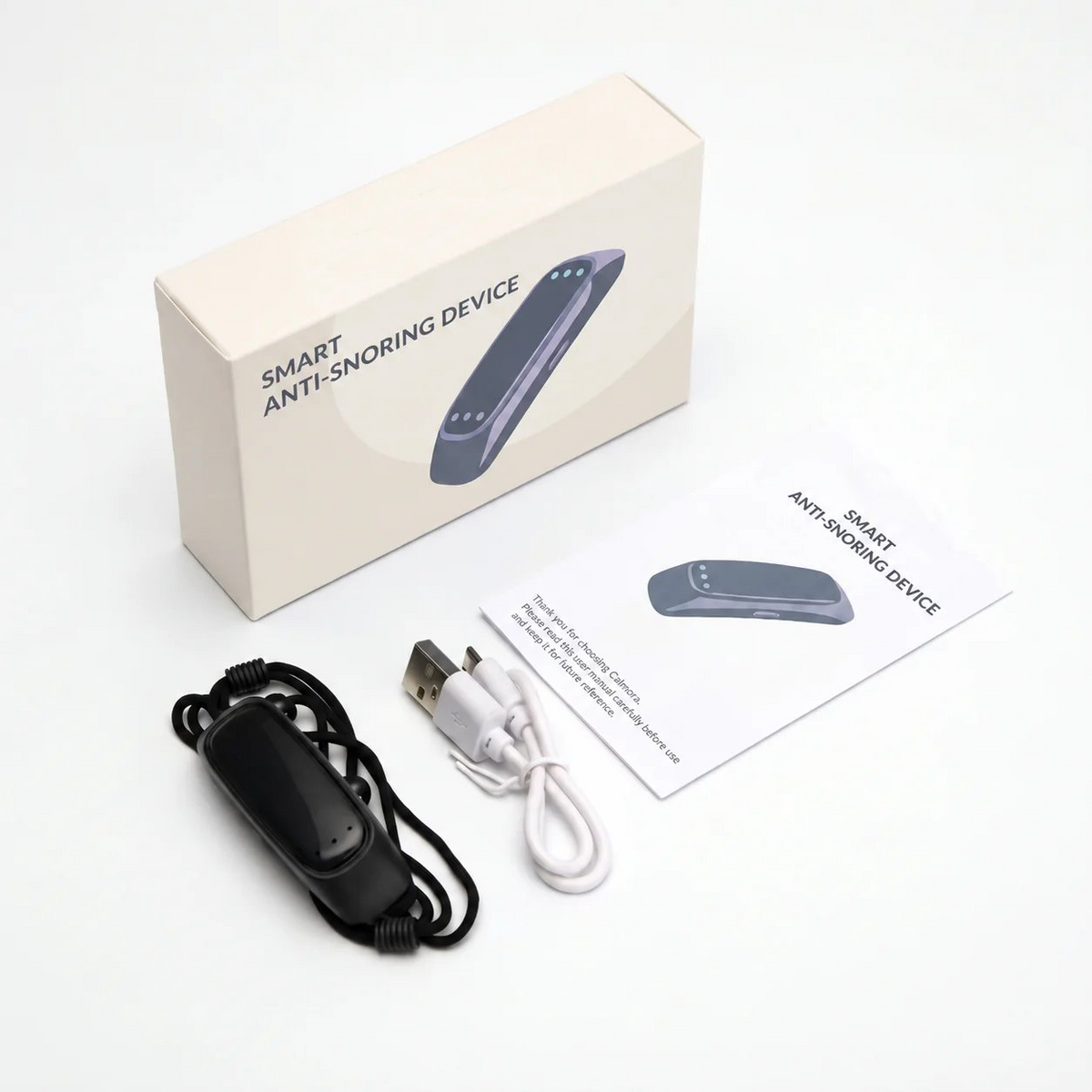 🌃Sleep Without Interruptions🌙 Smart Anti-Snoring Device for Quieter Nights
