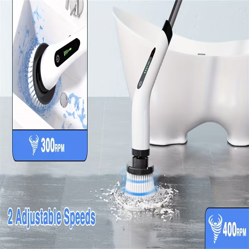 ✨🧽7-in-1 Electric Spin Scrubber | Cordless Cleaning Brush with 7 Brush Heads & Telescopic Handle