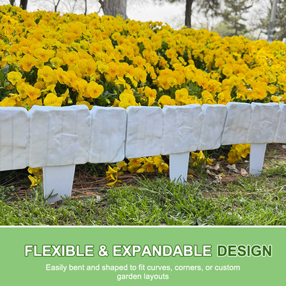 🌿🪨Create Stunning Garden Borders! Imitation Stone DIY Garden Edging Fence
