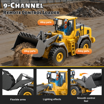 🔥 50% OFF 🎁4-Vehicle RC Construction Set🚜 Built For Little Builders(Free Shipping✈️)