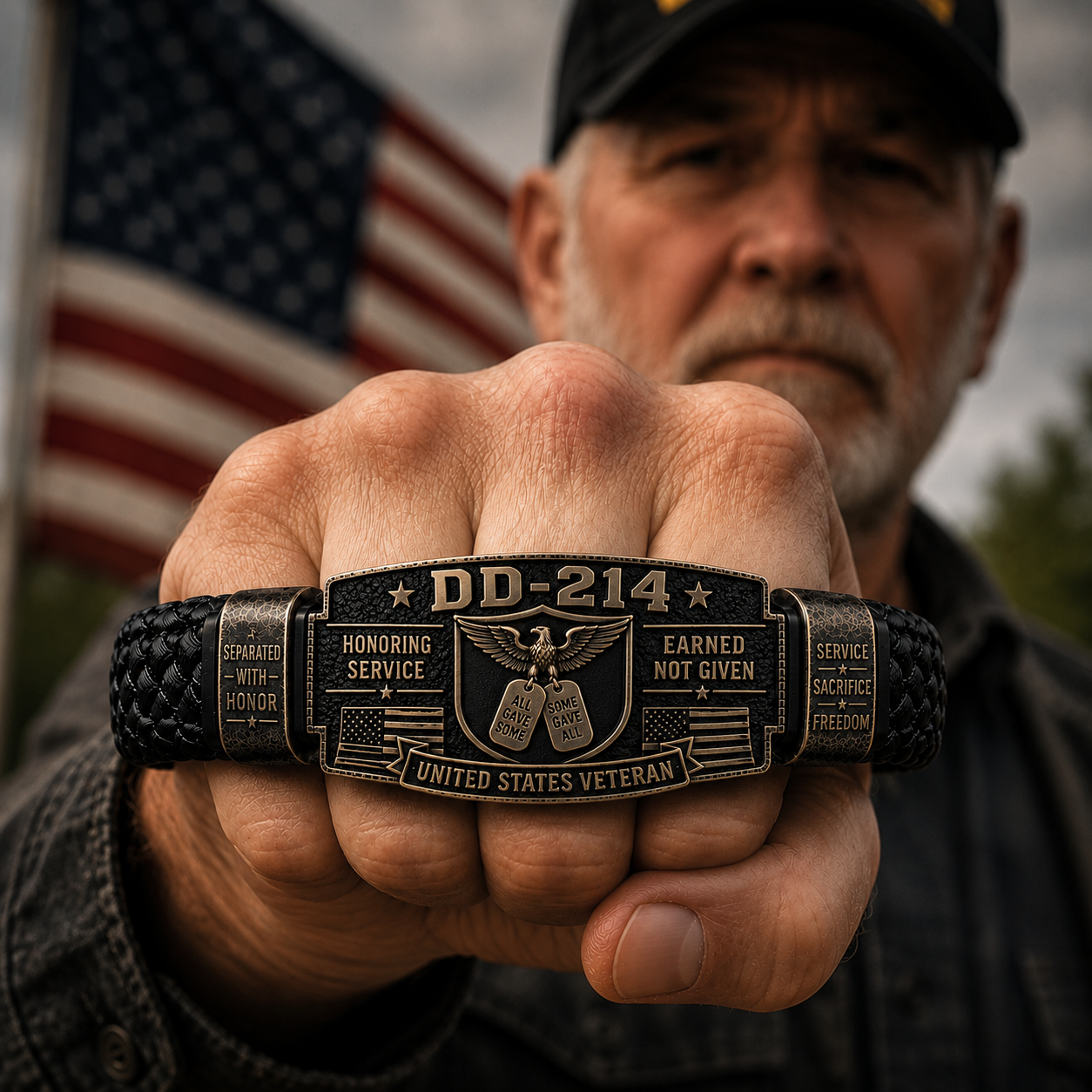 🎖️ Service Earned. Honor Worn🫡DD-214 Veteran Honor Bracelet