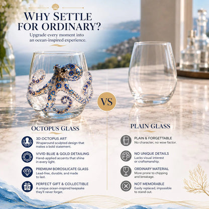 ⏰Sale Ends Today! 3D Hand-Blown Marine Glassware Up To 50% OFF