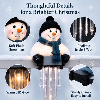🎄🎁Xmas Discount: 49% OFF - WinterGlow Icicle Light Decor ⛄