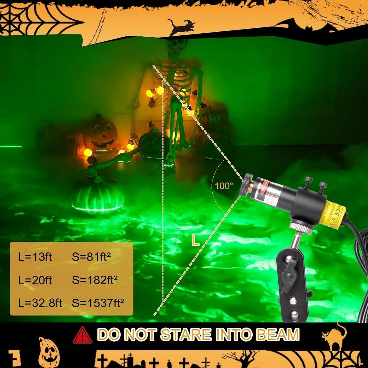 👻 Green Laser Swamp Light | Create A Spooky Halloween Glow