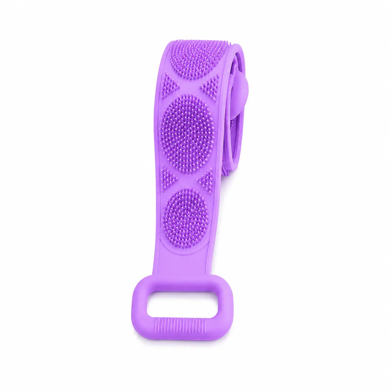 Silicone Bath Brush, Double-Sided Back Scrubber for Body Cleansing & Exfoliating