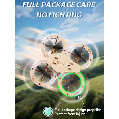 🏆 DIY Wooden RC Drone Kit – STEM Building Toy for Teens & Adults
