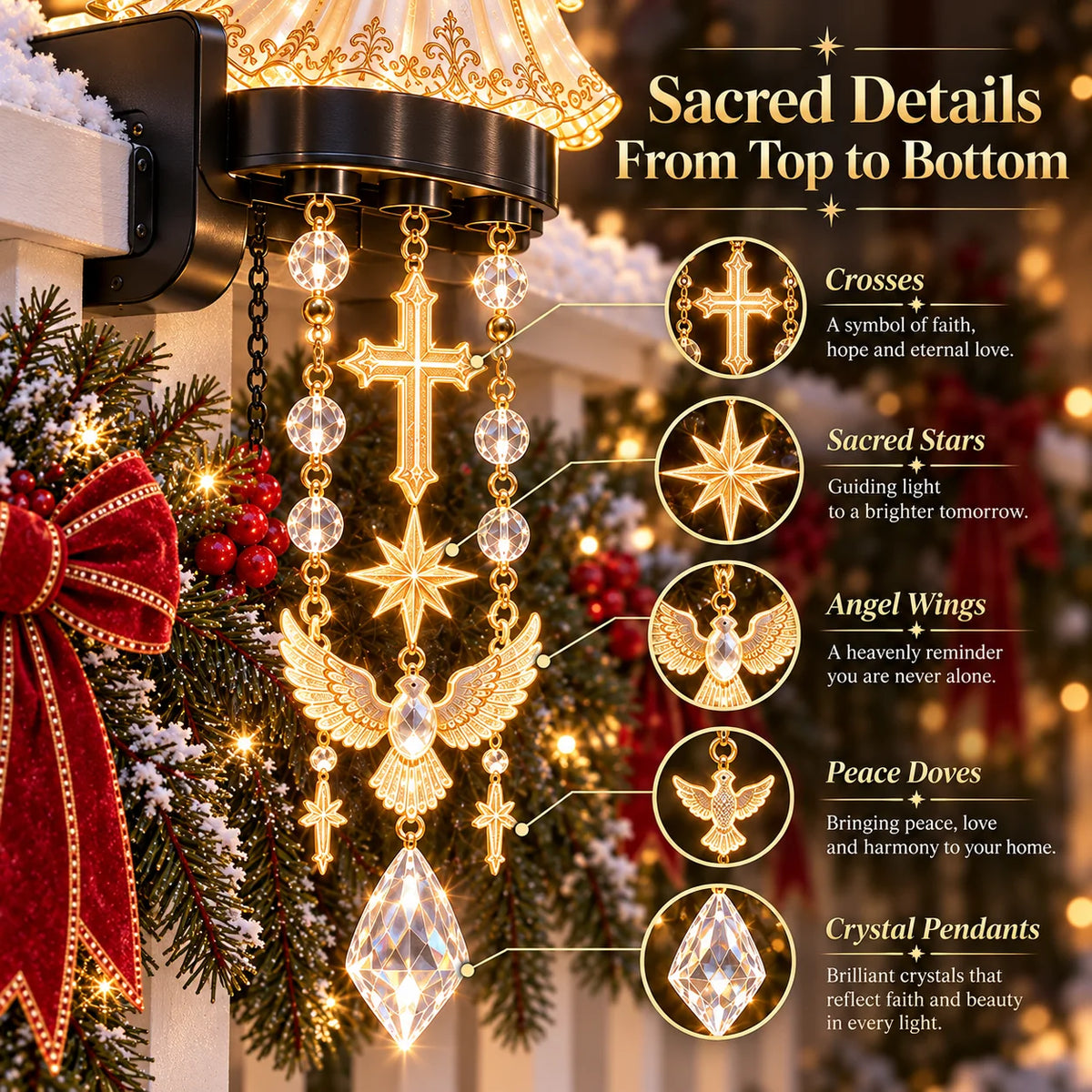 🎁49% OFF🔥✨ Sacred Christmas Railing Lights