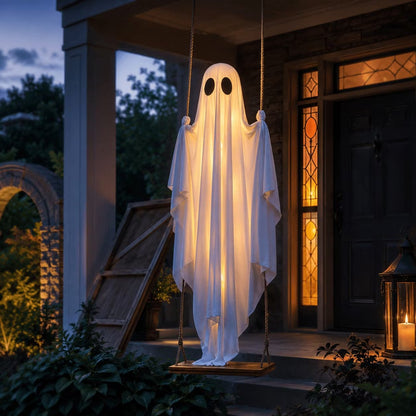 🔥Last Day 55% OFF🔥Halloween Hanging Swing Ghost👻