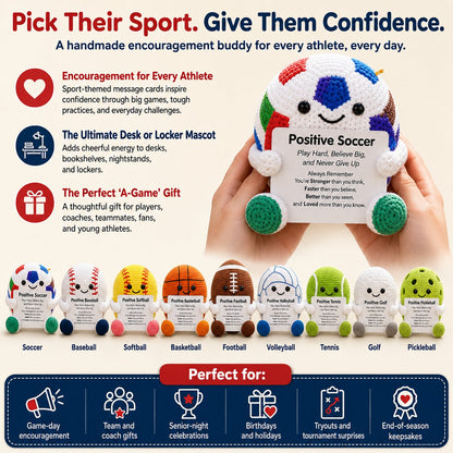 🔥 50% OFF Today Only | Positive Sports Buddy Plush Collection⚽🏅