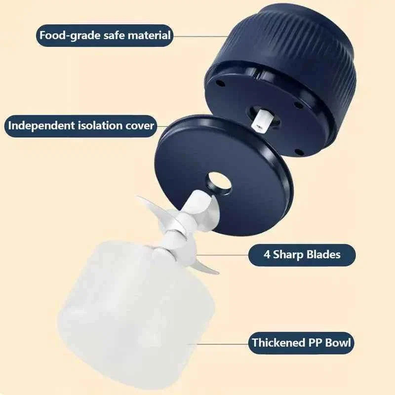 🔥48% OFF⚡ Cordless Mini Food Chopper – Chop, Mince & Blend in Seconds