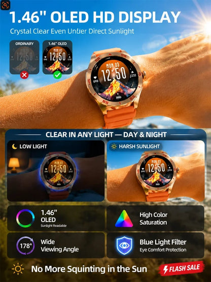 ⌚Stylish multi-functional sports monitoring watch