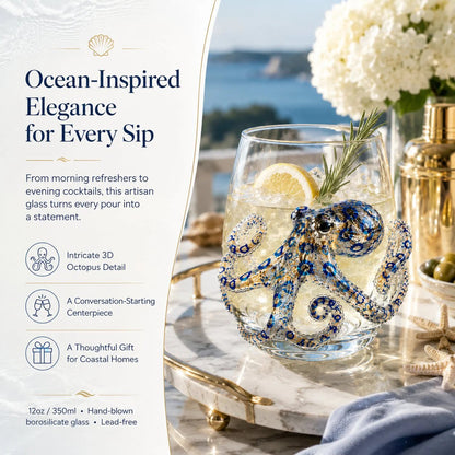 ⏰Sale Ends Today! 3D Hand-Blown Marine Glassware Up To 50% OFF