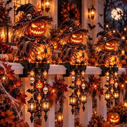 👻🎃 Halloween Character Cascade Railing Lights