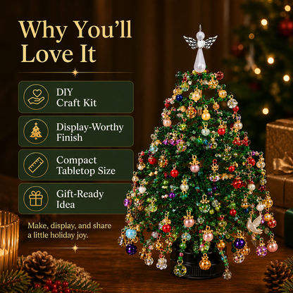 Create Your Own Sparkling Beaded Christmas Tree