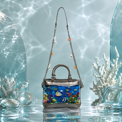 🌊🐠 Transparent Ocean Bag 💥 Carry a Little Piece of the Sea