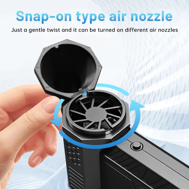 💨Super‑Strong Turbo Airflow✨Mini Rechargeable Portable Handheld Jet Fan | 49% Limited‑Time Discount