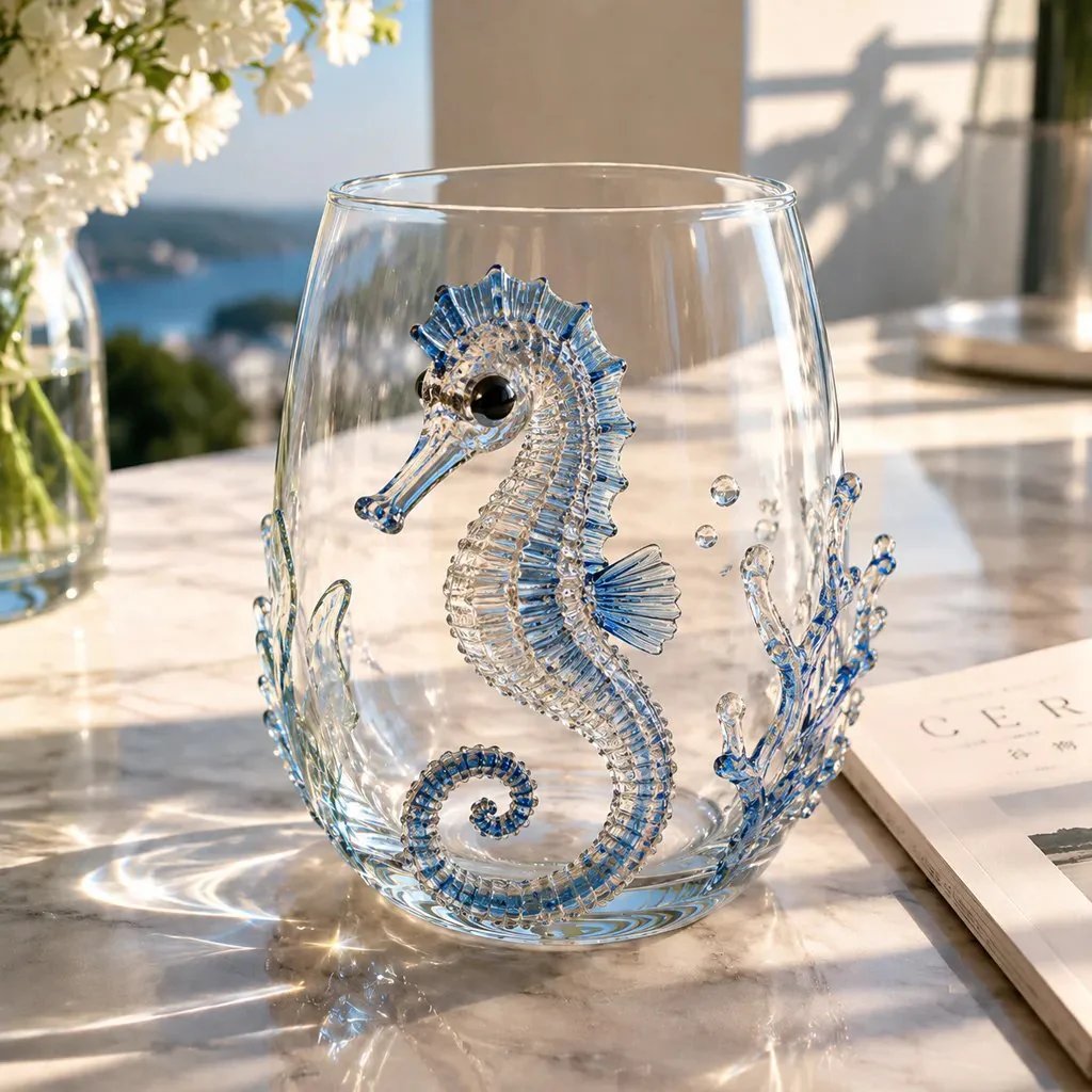 ⏰Sale Ends Today! 3D Hand-Blown Marine Glassware Up To 50% OFF