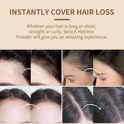 ✨Hairline Powder✨ Instant Concealer for Thinning Gray Hair, Windproof Sweatproof for Men & Women