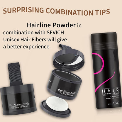 ✨Hairline Powder✨ Instant Concealer for Thinning Gray Hair, Windproof Sweatproof for Men & Women