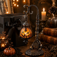 Gothic Pumpkin Lantern Stand