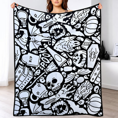 🎨 DIY Doodle Blanket — Color, Create & Make It Uniquely Yours! ✨