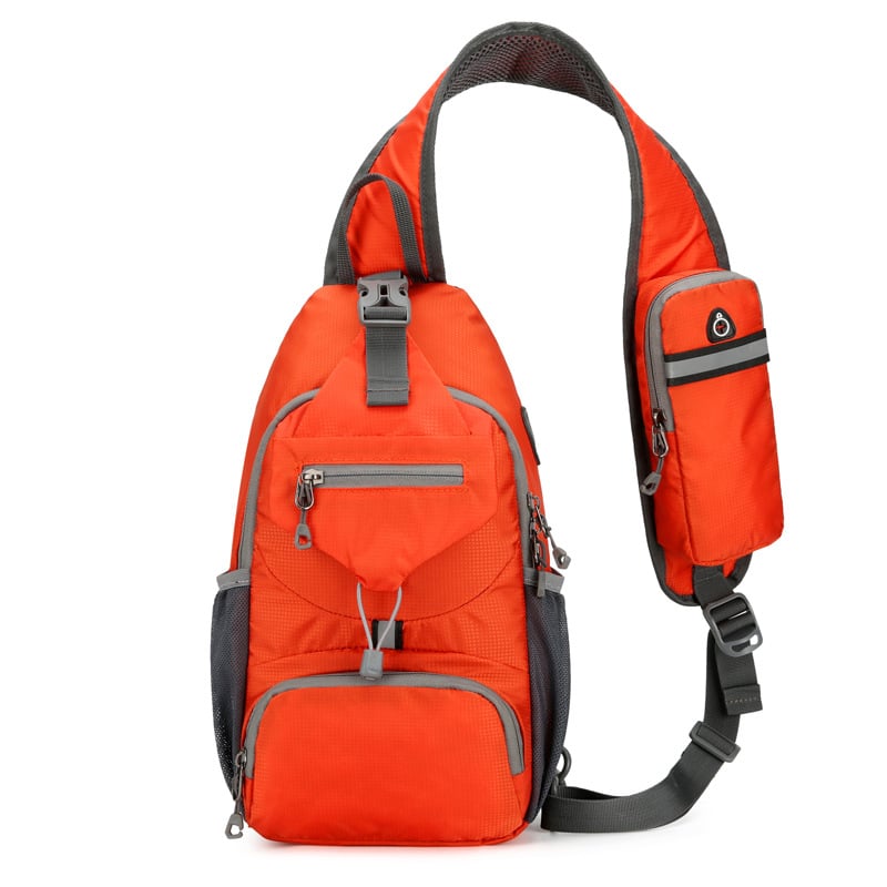 🔥50% OFF Foldable Crossbody Sling Bag | Multi-Pocket Travel & Hiking Chest Pack