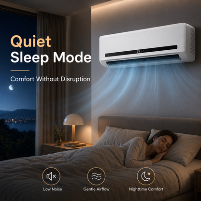 Fast Cooling & Heating❄️🔥 2-in-1 Wall-Mounted Heater & Air Cooler | Built for Everyday Living🍃